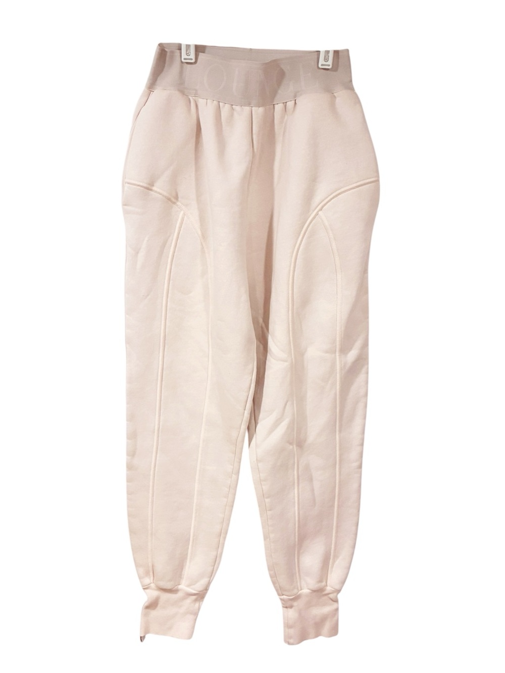 Lounge The Label Cream Pull on Jogger Swearpants Size Small